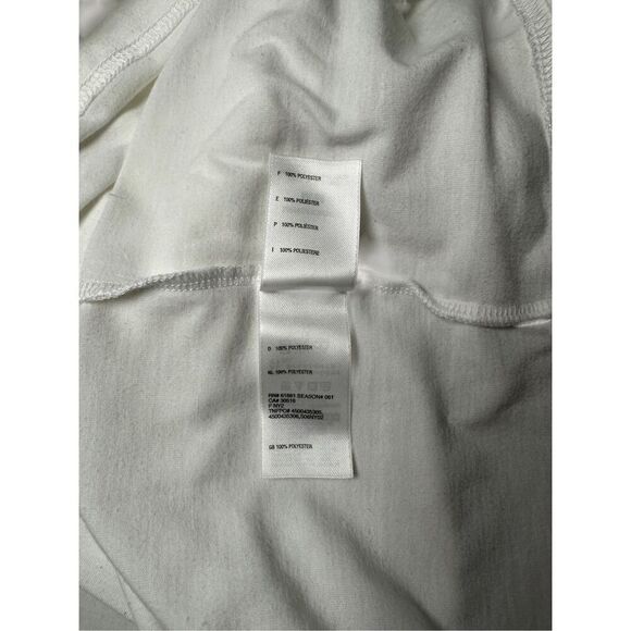 North Face men’s white vapor wick crewneck short sleeve t-shirt size M #18-1932 - Picture 6 of 7